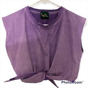 Purple Crop Top